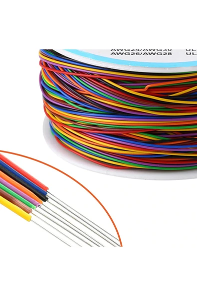 280 Metre 8 Renk 0.25mm Kablo - Resim 5