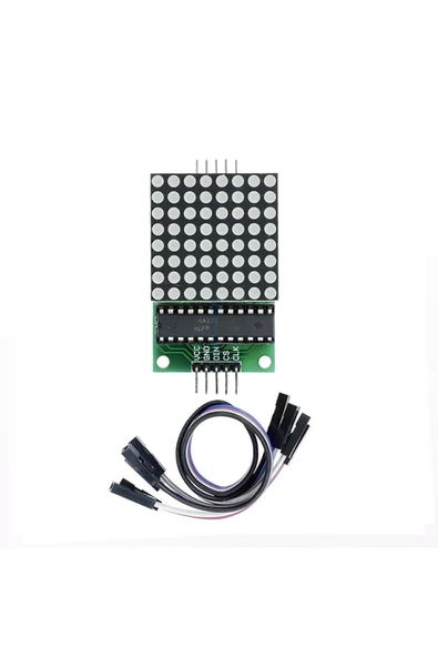 MAX7219 1li Dot Matrix Modül - Resim 6