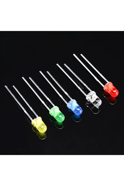 100 Adet 5mm LED Seti - Resim 4