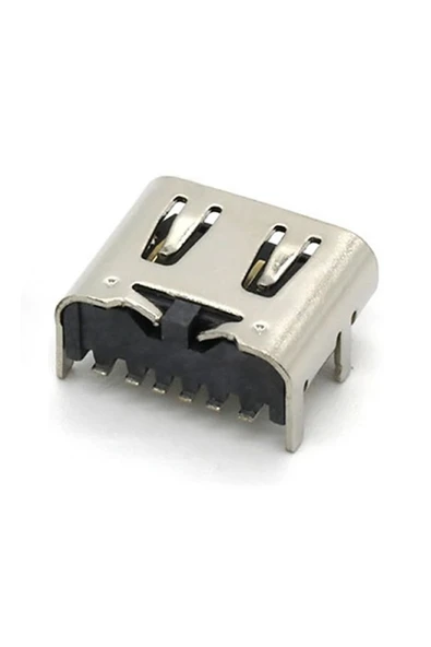 Type-C Usb Soket 6 Pin Smd - Resim 5