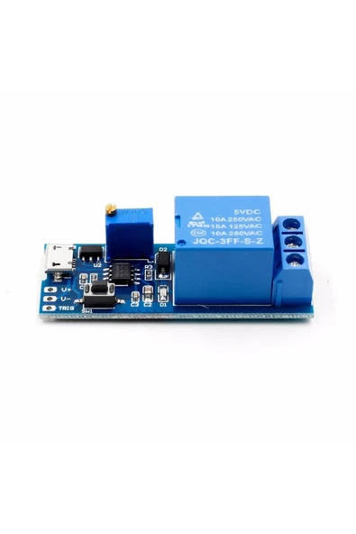 Micro Usb Zaman Gecikme Röle Modülü - Resim 2
