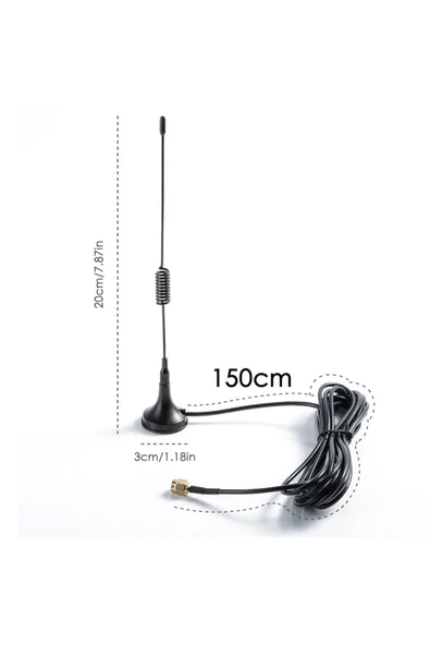 315MHZ 1.5m 3dbi Anten ürün görseli 1