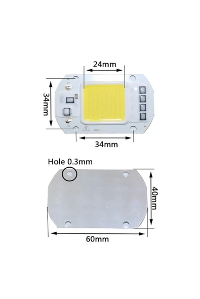 50W 220V Warm White - Resim 8