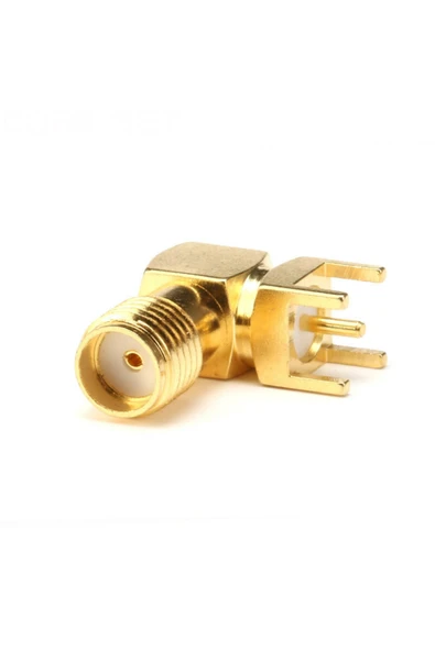 SMA PCB Tip Soket 90 Derece SMA-KWE - Resim 4
