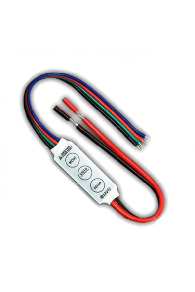 3 Buton Rgb Led Dimmer - Resim 3