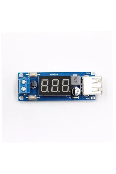 40V to 5V 2A Voltmetreli HW-318 - Resim 7