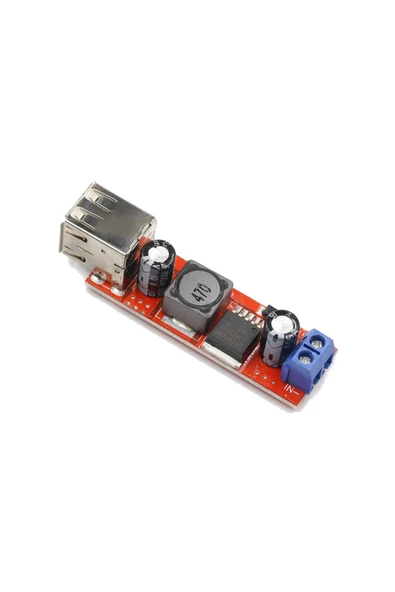 LM2596 Dual USB Modül - Resim 3