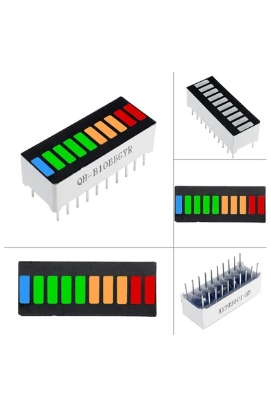 4 Renk Bar Led 10 Segment - Resim 3