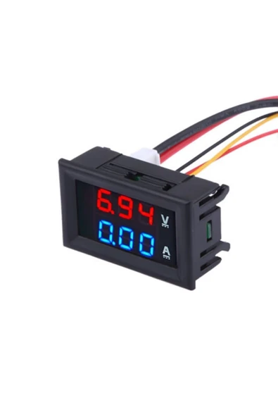100V 10A Voltmetre Ampermetre DSN-VC288 - Resim 5