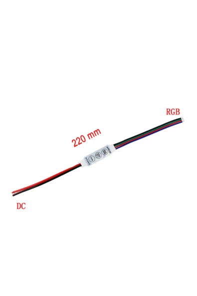 3 Buton Rgb Led Dimmer - Resim 7
