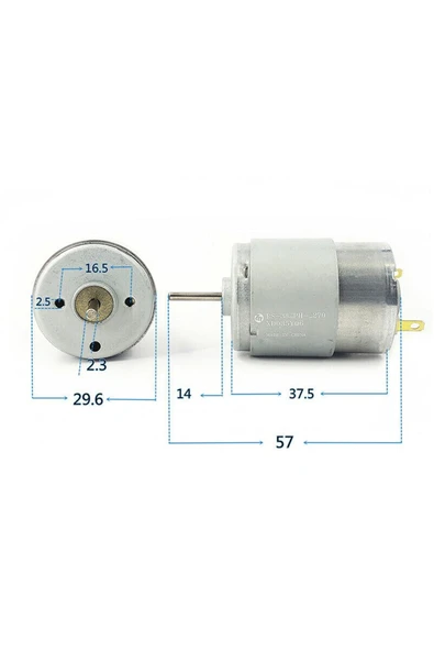 RS380 DC Motor - Resim 7