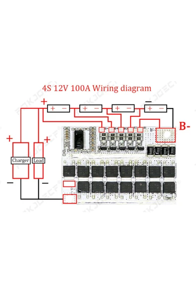 5S 100A BMS - Resim 4
