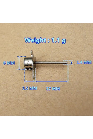 Microstep Motor Long Shaft ürün görseli 1