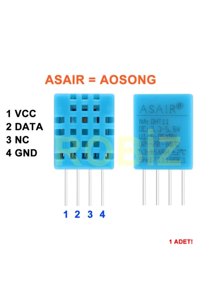 DHT11 Sensör ürün görseli 1