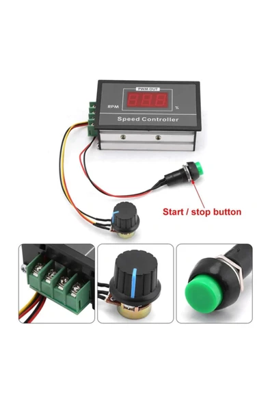 30A 60V DC Motor Sürücü - Resim 7