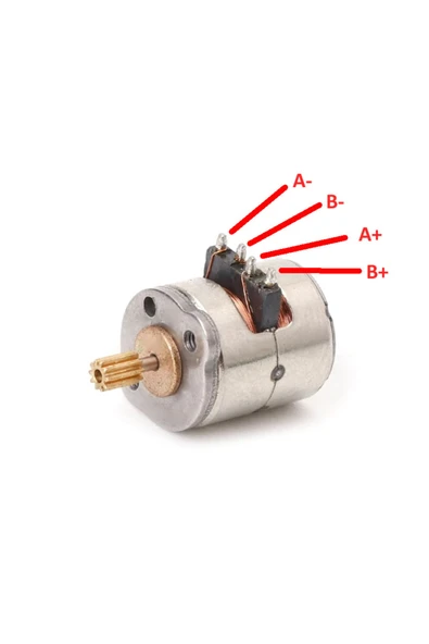 Micro Step Motor 8x9,2mm ürün görseli 1