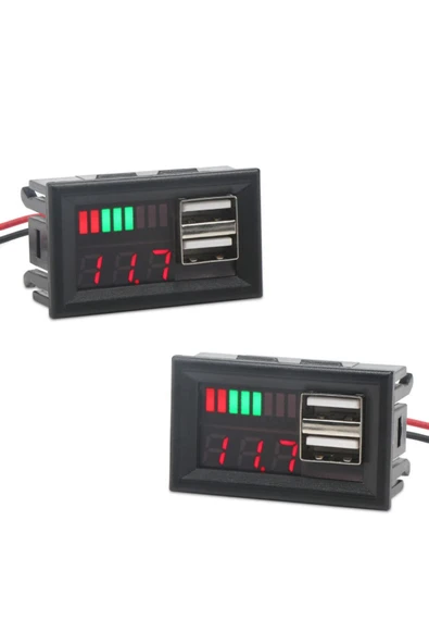 USB Soketli Akü Kapasite Göstergesi - Resim 3