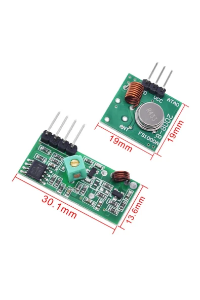 433Mhz Rf Modül Çifti - Resim 7