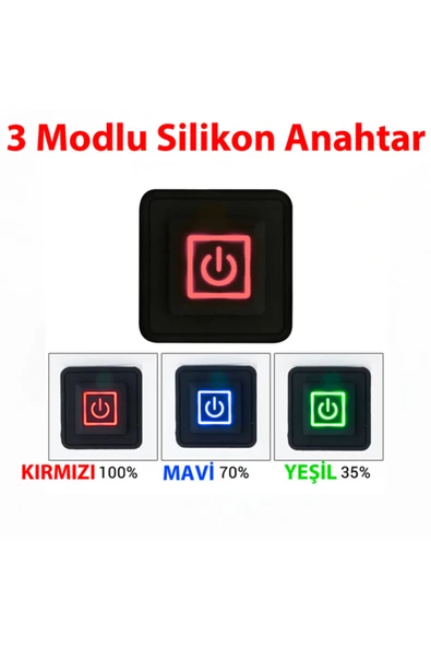 3 Modlu Silikon Anahtar ürün görseli 1