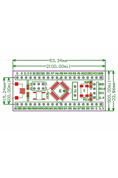 STM32F103C8T6 Modül - Resim 8