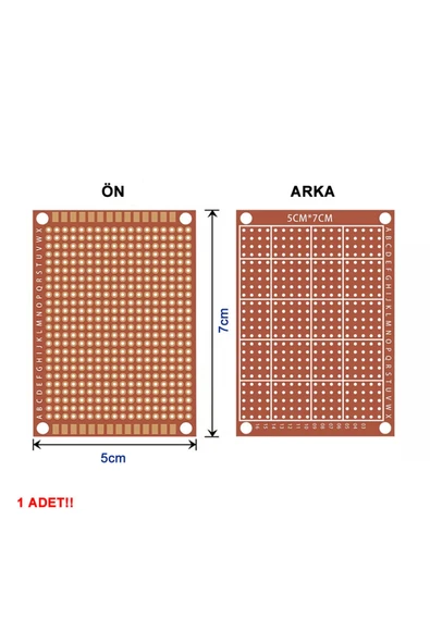 5x7cm Pertinaks Pcb ürün görseli 1