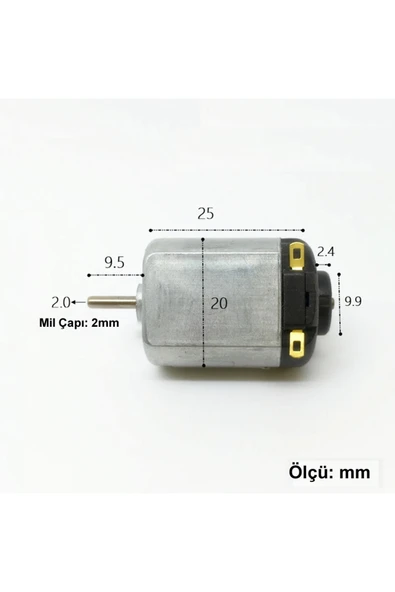 130-16140 DC Motor Beyaz ürün görseli 1