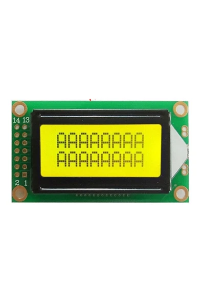 0802A Lcd Display Modül Yeşil ürün görseli 1