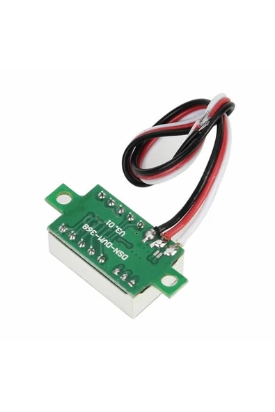 0.36 Kırmızı 0-30V Voltmetre - Resim 6