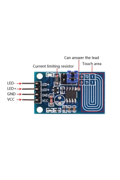 5V Kapasitif Dokunmatik LED Dimmer - Resim 6