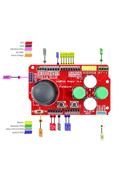 Arduino Joystick Shield - Resim 4