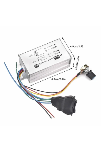 20A 60V DC Motor Sürücü Yön Anahtarlı - Resim 8