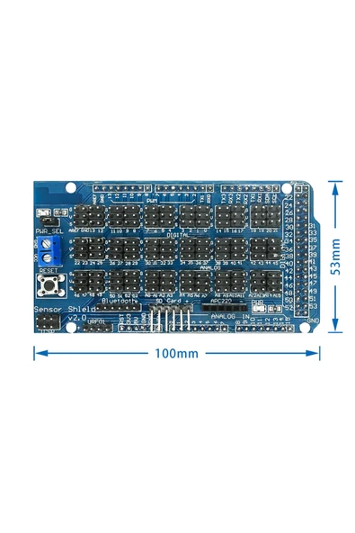 Arduino MEGA Sensor Shield - Resim 6