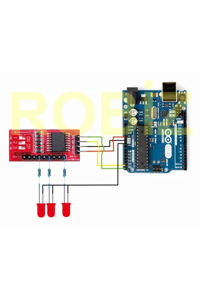 PCF8574 Modül Kırmızı - Resim 8