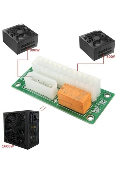 24Pin to 4Pin ATX Power Modül Molex - Resim 4