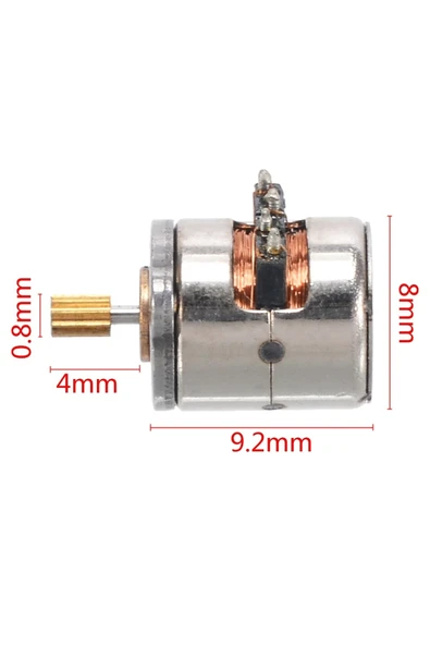 Micro Step Motor 8x9,2mm - Resim 2