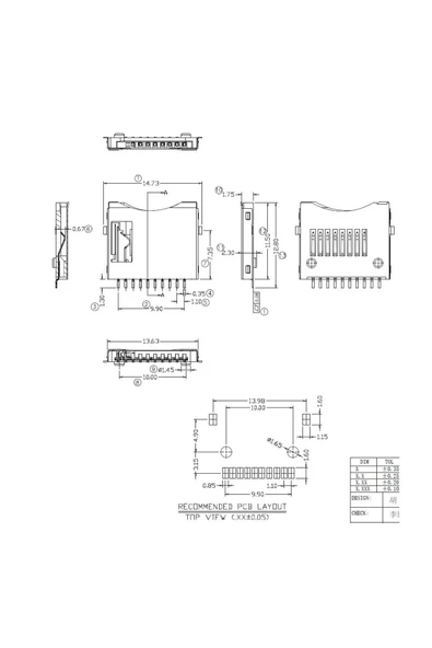 Microsd Soket - Resim 2