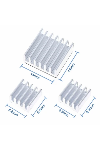 3lü Aluminyum Soğutucu Set ürün görseli 1