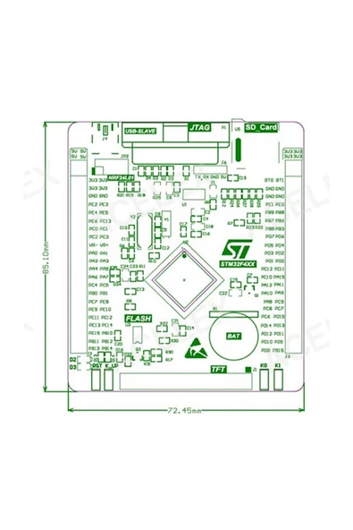 STM32F407VET6 Devebox - Resim 8