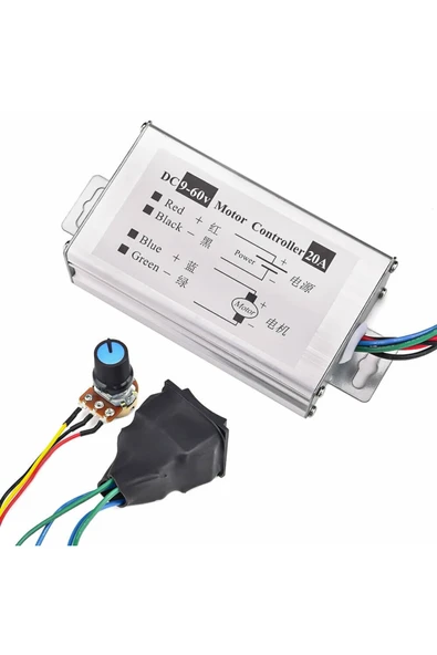 20A 60V DC Motor Sürücü Yön Anahtarlı - Resim 5