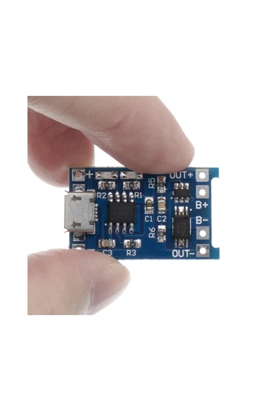TP4056 Modül Micro Usb - Resim 3