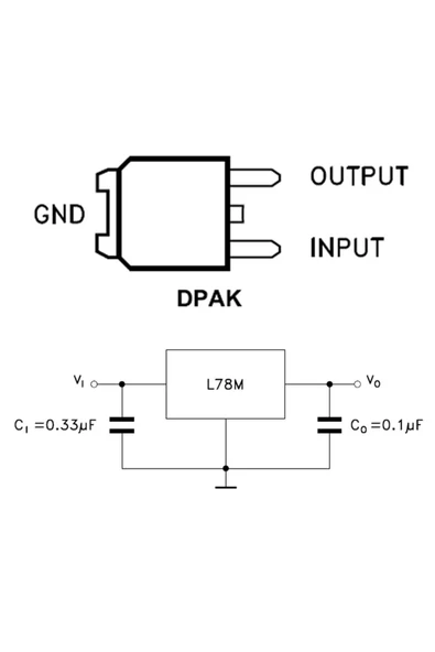 78M05 TO252 - Resim 5
