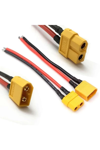 XT60 Kablo 10cm Dişi Erkek Çift ürün görseli 1