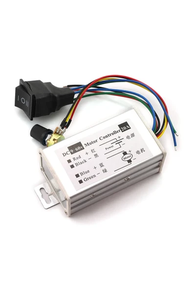 20A 60V DC Motor Sürücü Yön Anahtarlı - Resim 3
