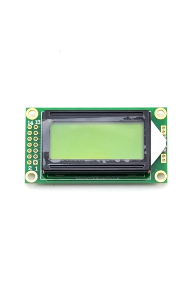 0802A Lcd Display Modül Yeşil - Resim 2