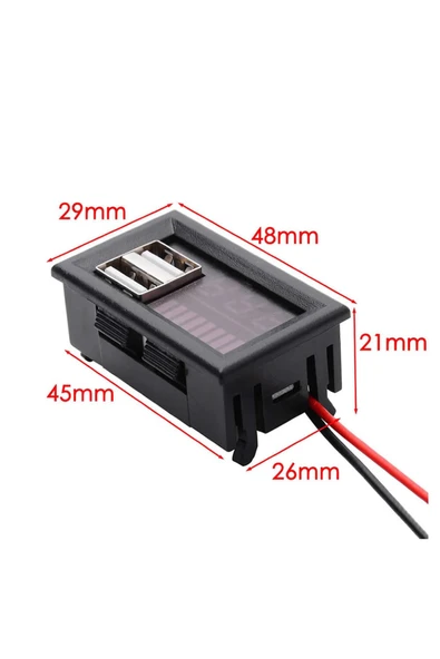 USB Soketli Akü Kapasite Göstergesi - Resim 8