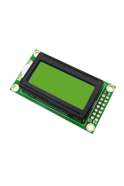 0802A Lcd Display Modül Yeşil - Resim 3