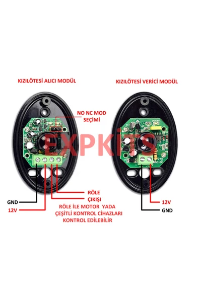 Beam Infrared Sensor (Pair) - Resim 4