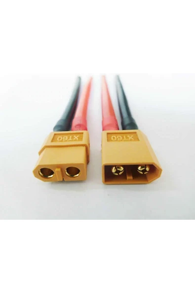 XT60 Kablo 10cm Dişi Erkek Çift - Resim 7