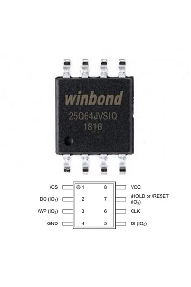 W25Q64JVSIQ - Resim 2