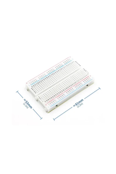 Orta Boy Breadboard 400 Pin ürün görseli 1
